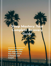 Sleep Mastery Workbook | Better Sleep Routine & Recovery Guide | Printable PDF