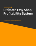 Etsy Shop Workbook | Etsy Seller Guide: Niche, Listings & Marketing | Printable PDF