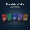 Complete Wealth System Bundle | 5 Workbooks: Debt, Side Hustle, Investing, Freelancing & Real Estate | Printable PDFs