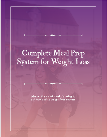 Meal Prep System Workbook | Weekly Meal Planner, Shopping Lists & Recipes | Printable PDF