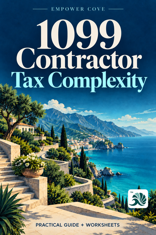1099 Contractor Tax Complexity — Empower Cove digital guide cover